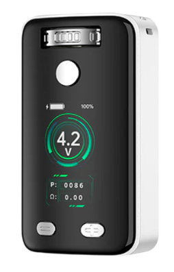 Adjustable height and width chamber of the Yocan Uni 3.0, compatible with various 510 cartridges.