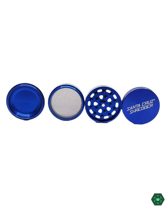 4-Piece Herb Grinder with Pollen Catcher: This Santa Cruz Shredder grinder features a 4-piece design and a built-in pollen catcher for efficient herb grinding and collection.


