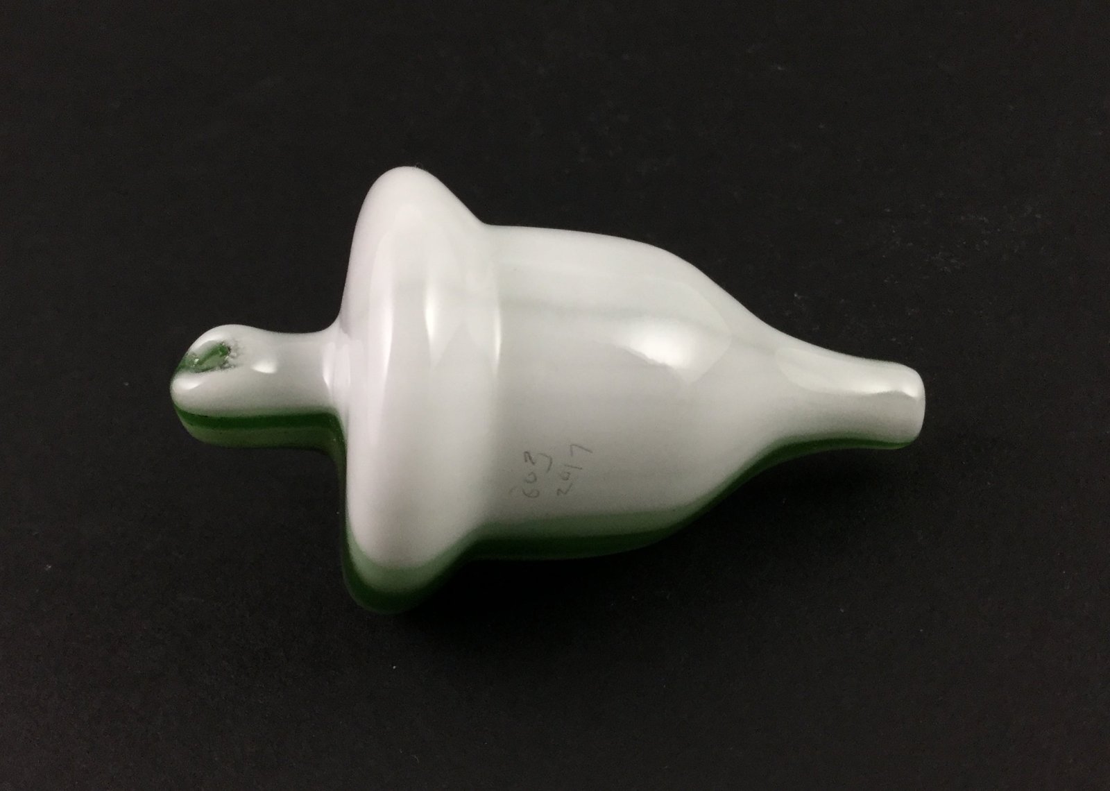 603 Glass Bubble Cap #1, an essential dab rig accessory for improved vaporization efficiency.