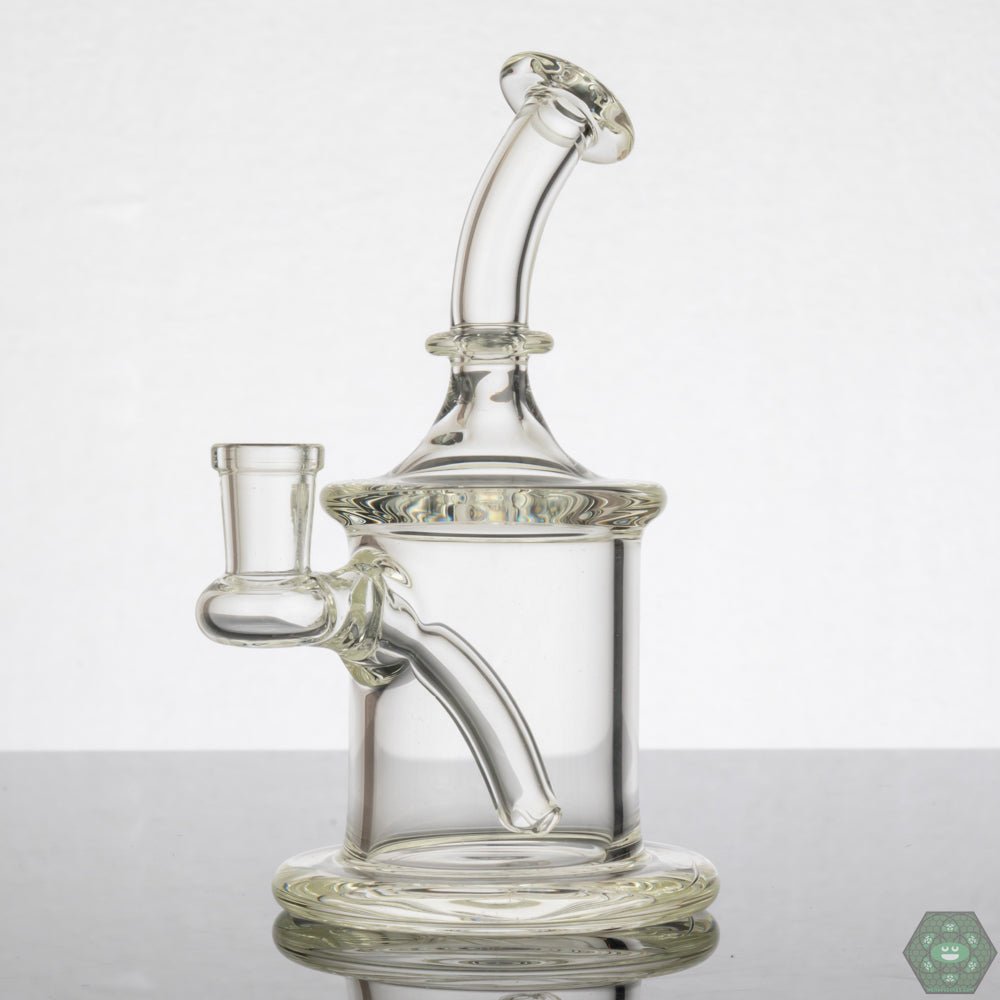 7 Ten Glass Clear Mini Tube with stable base and easy cleaning, 10mm joint.