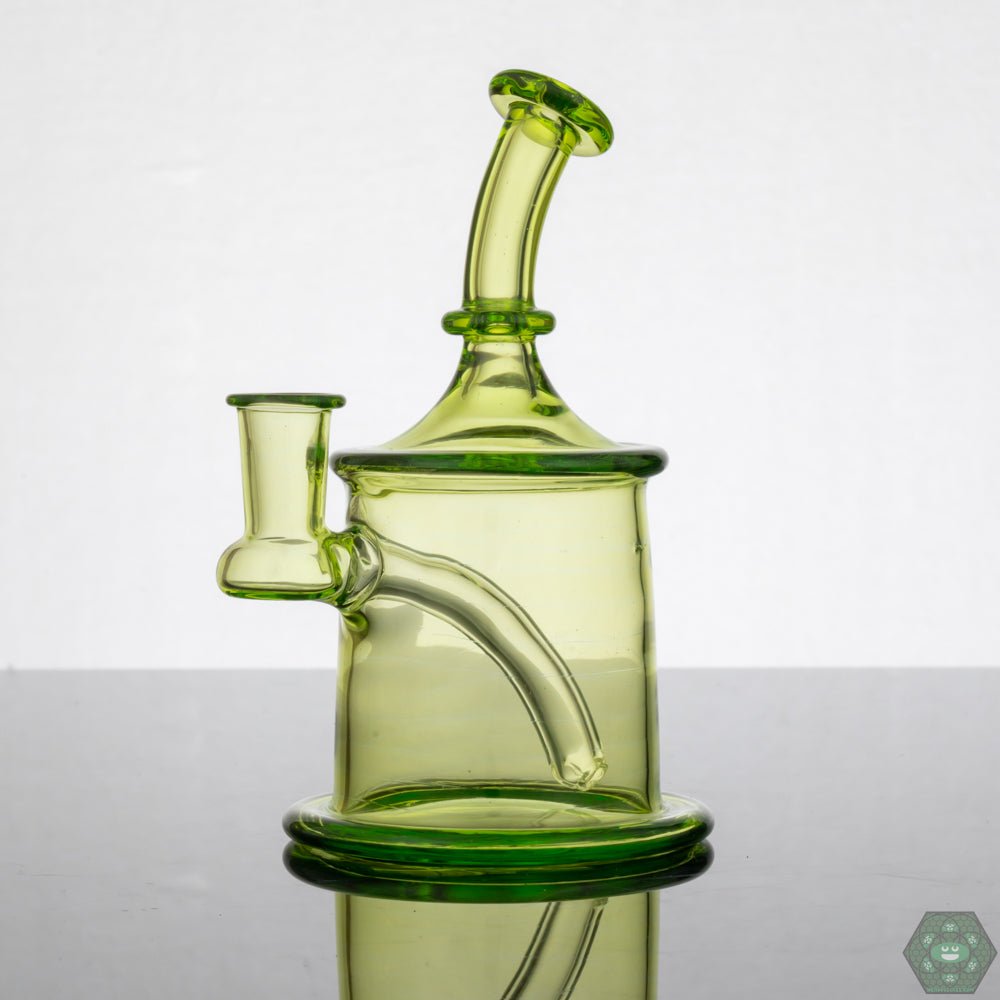 Versatile 7 Ten Glass Mini Tube compatible with various dabbing setups for enhanced experience.