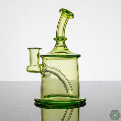 Versatile 7 Ten Glass Mini Tube compatible with various dabbing setups for enhanced experience.