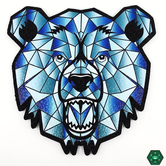Bear Quartz Iced Mood Mat – Cool, Heat-Resistant Dab Mat. Keep your rig cool and stylish with this unique, heat-resistant mat. Protects surfaces and prevents slipping.