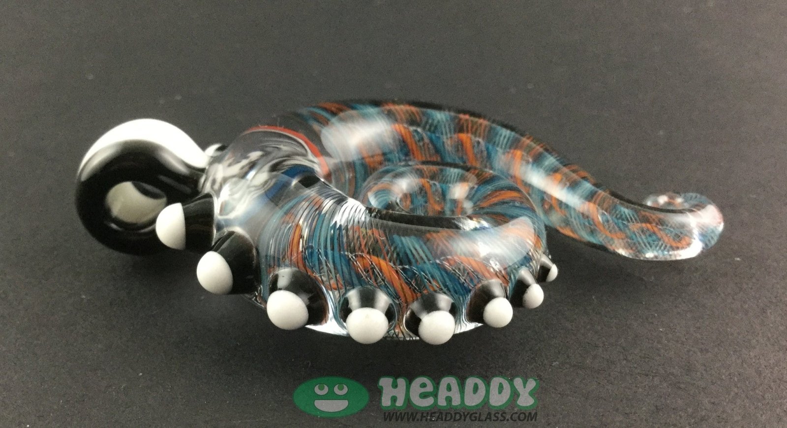 Ben Birney Pendant - Collectible Glass Art. A unique and finely detailed handcrafted glass jewelry piece.