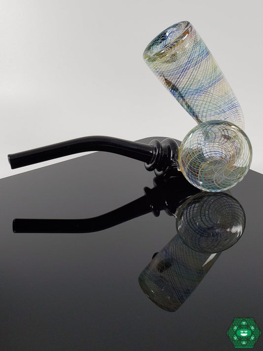  Bigfoot x Rambler Sherlock Pipe - Handcrafted Glass Art. Offers quality glass with a distinctive, artistic touch.
