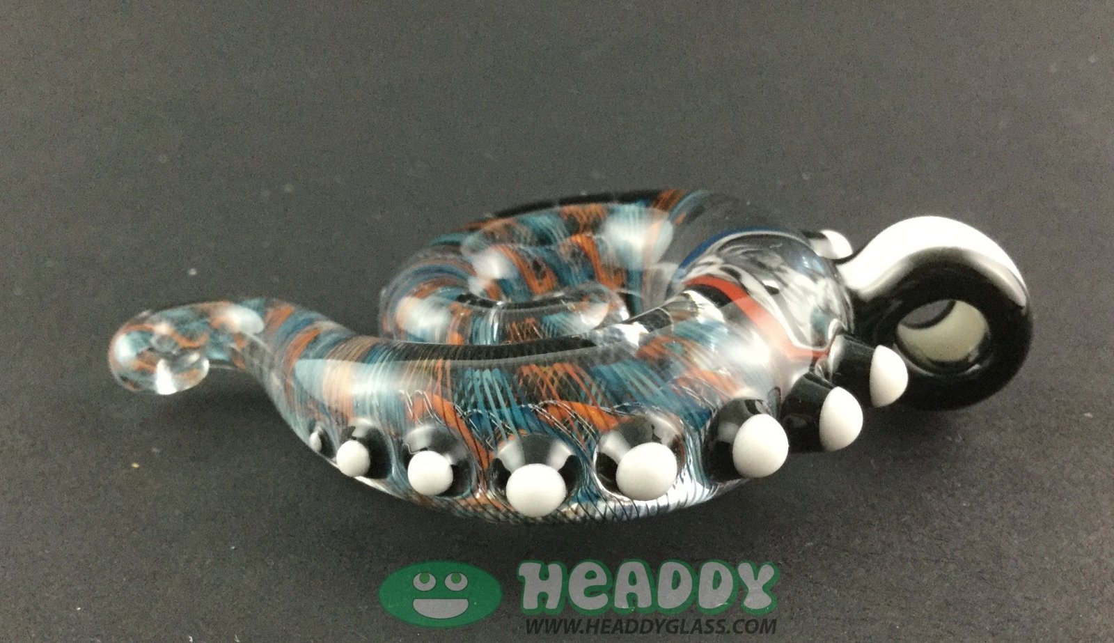  Birney Pendant - Ben. A handcrafted glass art piece, perfect for collectors of unique and finely detailed jewelry.