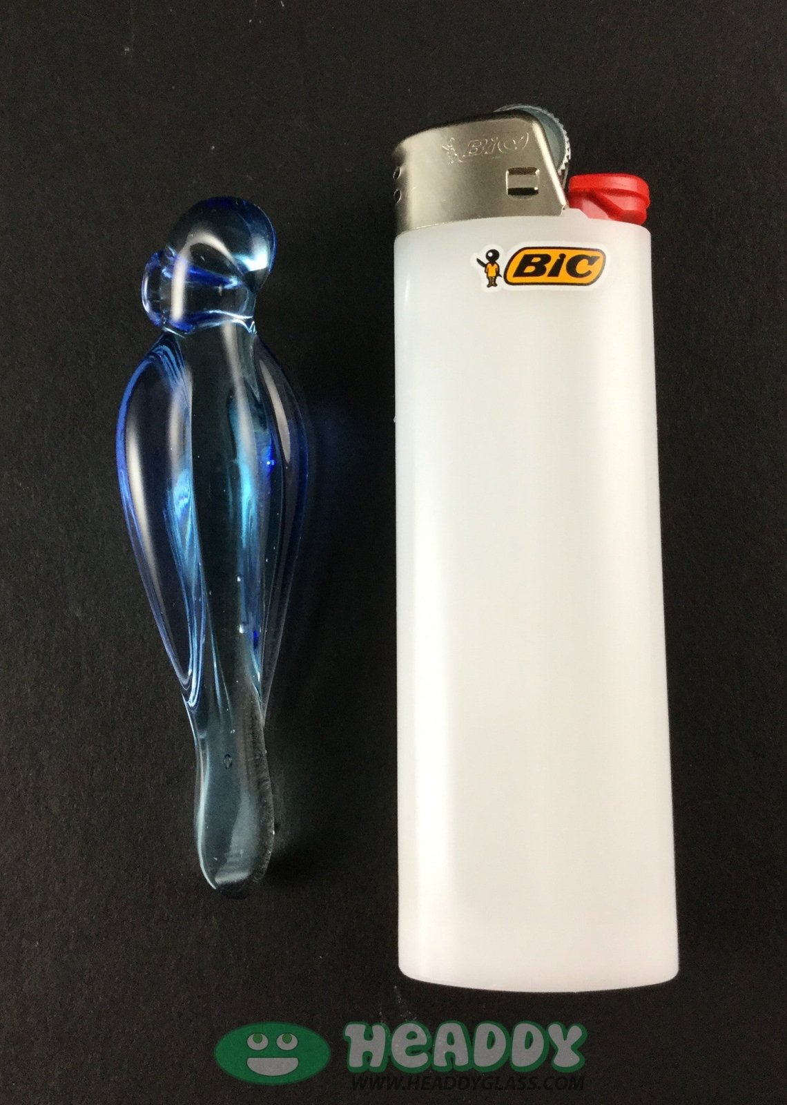 Bishop Falcon Pendant - Blue Dream. Signed glass art with intricate designs, offering a one-of-a-kind collectible piece with premium craftsmanship.