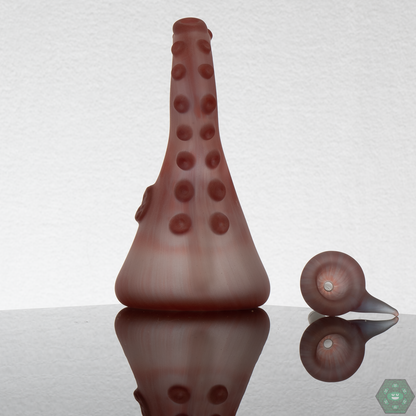 The Wicked Glass Tentacle Traveler, a stylish and functional glass rig for the modern dabber.