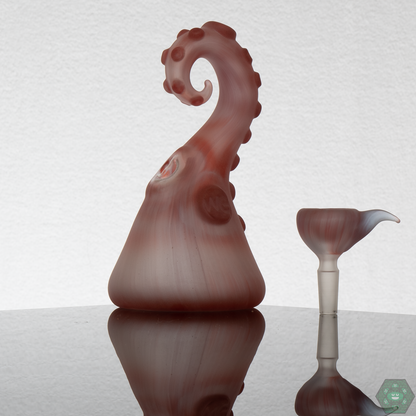 Designer Glass Rig: The Tentacle Traveler by Wicked Glass, a statement piece for any collection.