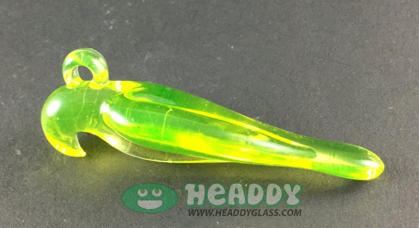  Falcon Pendant 1 - Bishop. Elegant glass pendant with a collectible design, perfect for those who appreciate unique pieces.


