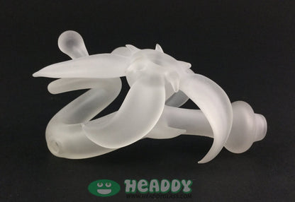 Handcrafted Floral Pipe - Bearclaw #3. Durable glass construction with smooth airflow for enjoyable hits.