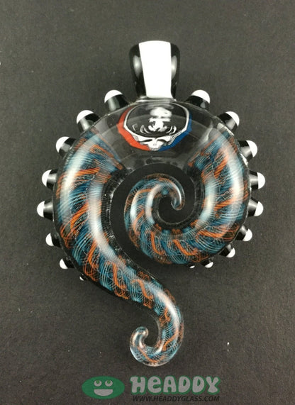 Global Glassworks - Greatful Dead Pendant - @Globalglas Handcrafted Glass Pendant - Ben Birney. A must-have for enthusiasts of finely detailed glass art.sworks - HG