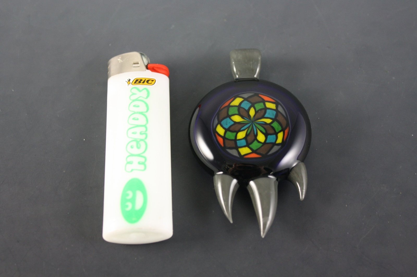  Limited Edition Glass Pendant - Bearclaw Filla #4. This signed, dated, and numbered pendant is a must-have for art glass collectors.