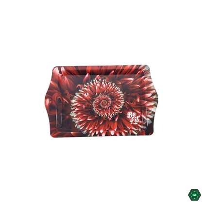 Portable Rolling Tray - Be Lit (Travel Size). Ideal for convenient prep anytime, this compact tray is perfect for travel.