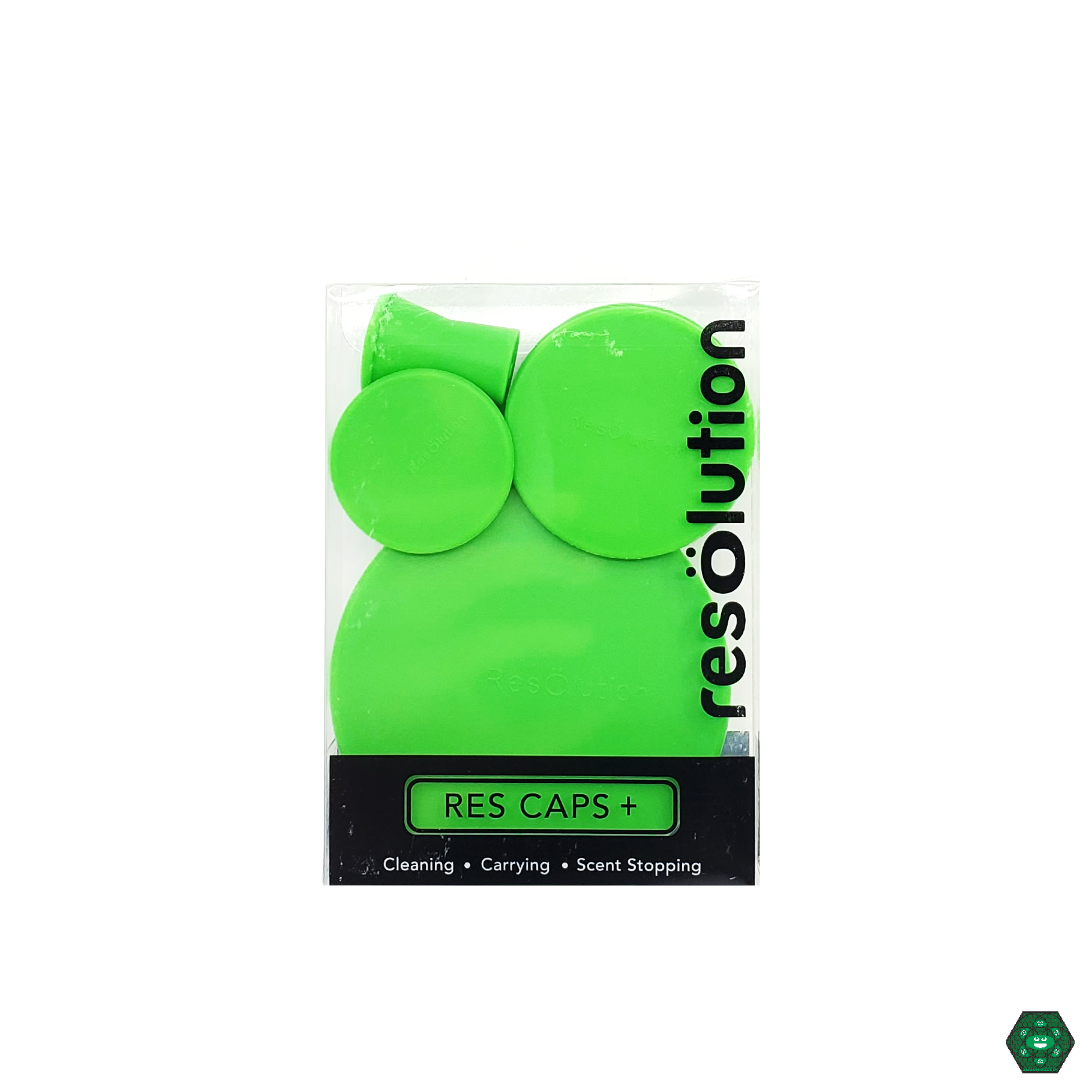 Resolution Colo Cleaning Caps - Flexible, reusable silicone caps that seal bong and rig openings during cleaning.
Compatible with most glassware, ensuring a tight seal for leak-free soaking. 1