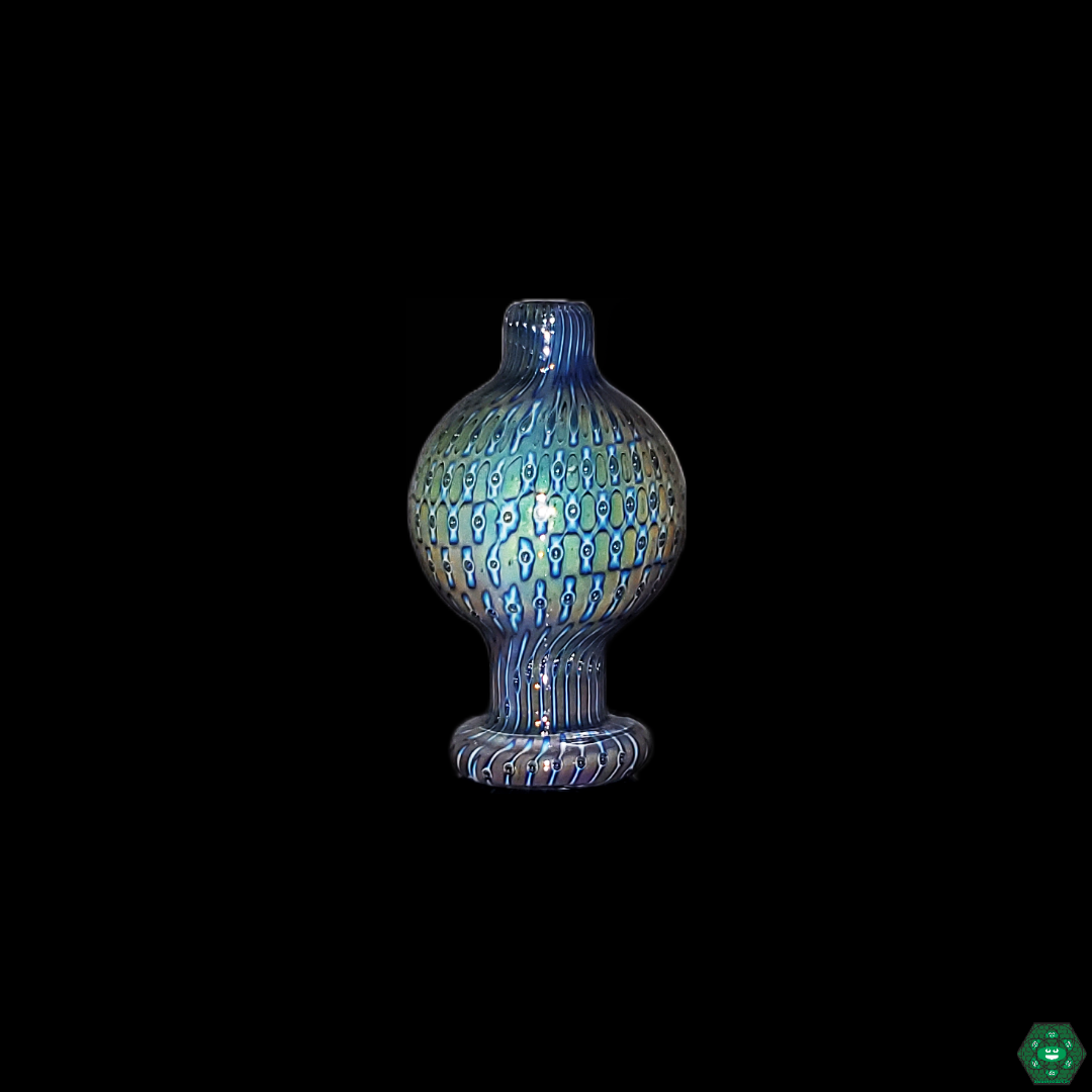  Ruby Pearl Co Fumed Air Trap Bubble Cap - Enhances Flavor Retention and Vapor Consistency with Precision Airflow.