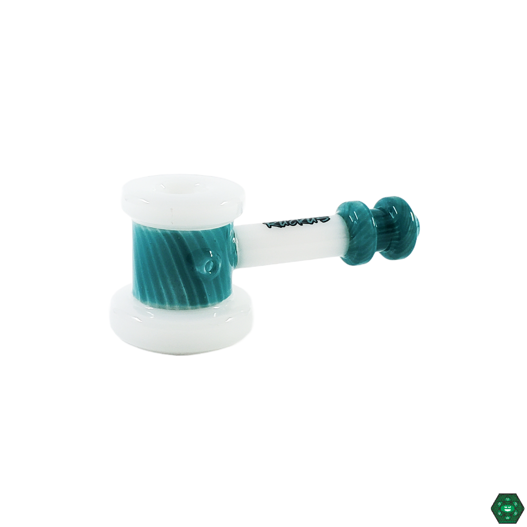 Ruckus Glass 5” Hammer Pipe - Hammer Style Offers Comfort and Control, Ideal for Casual or Daily Use.