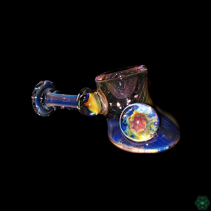  STF Glass Fumed Hammer - Ergonomic Design for Comfortable Grip and Use, with a Unique Design that Makes Each Pipe One-of-a-Kind.