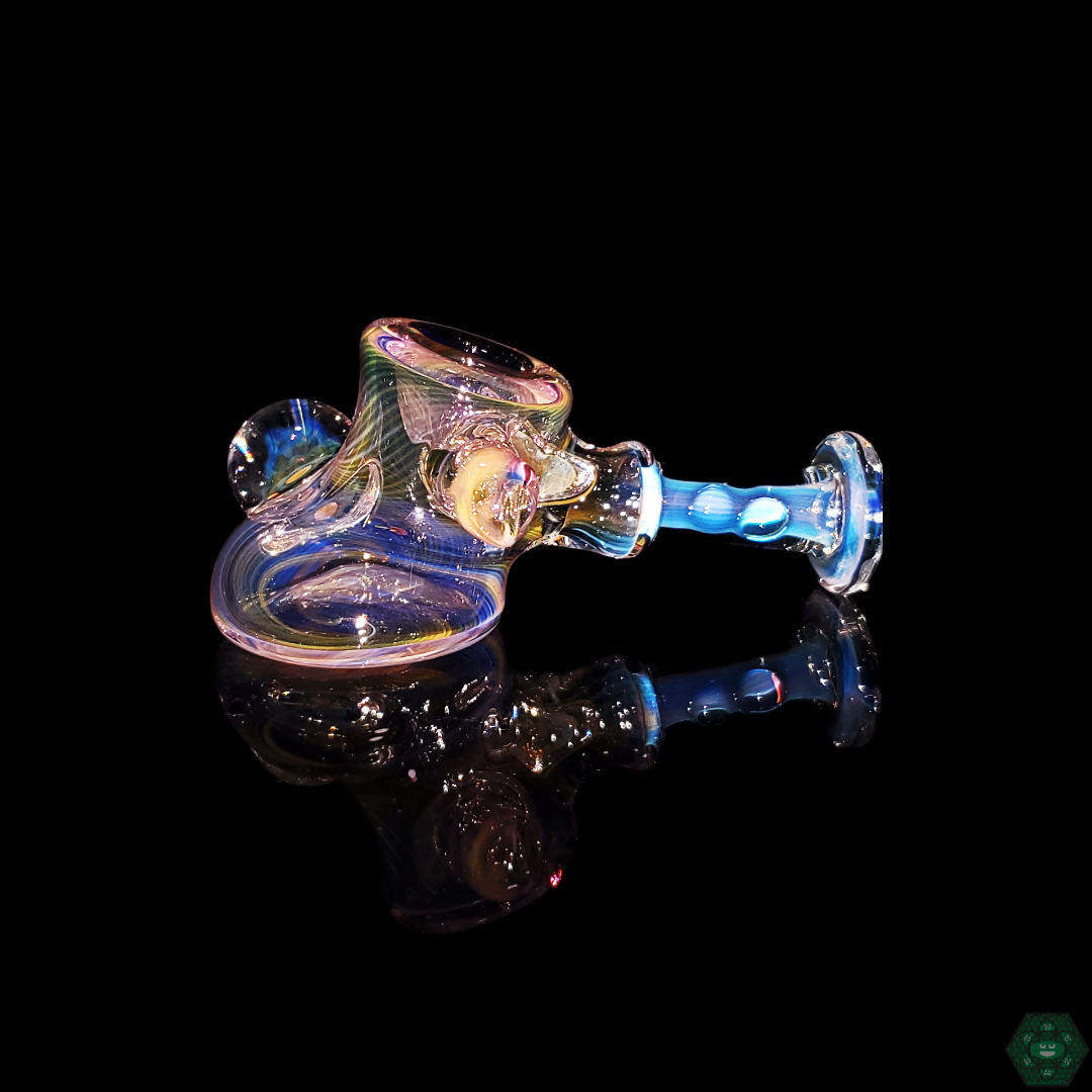 STF Glass Fumed Hammer - Ideal for Personal Sessions or as a Collector's Piece with Vibrant, Evolving Colors.