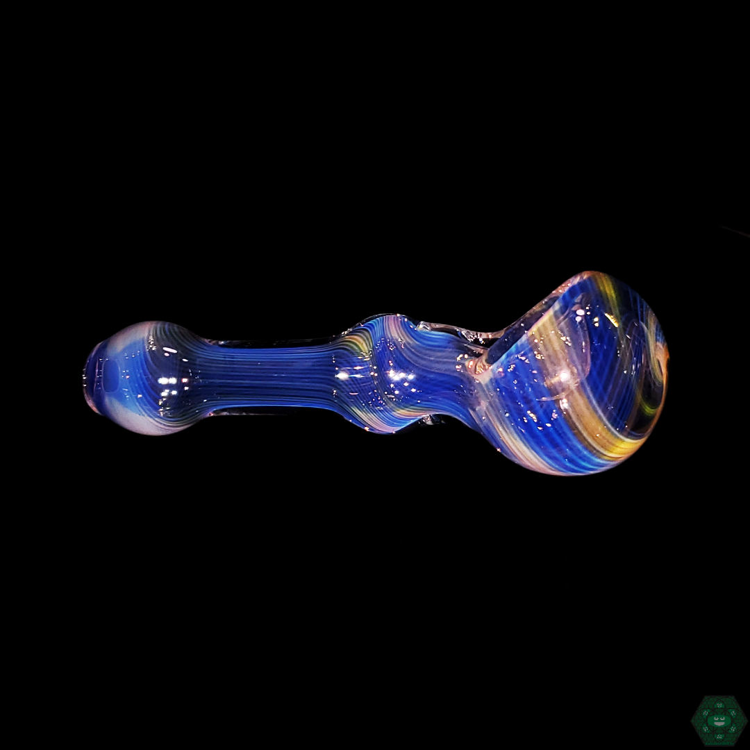 STF Glass Fumed Implosion Spoon - A Work of Art for Your Collection with a Stunning Implosion Design in Fumed Glass.


