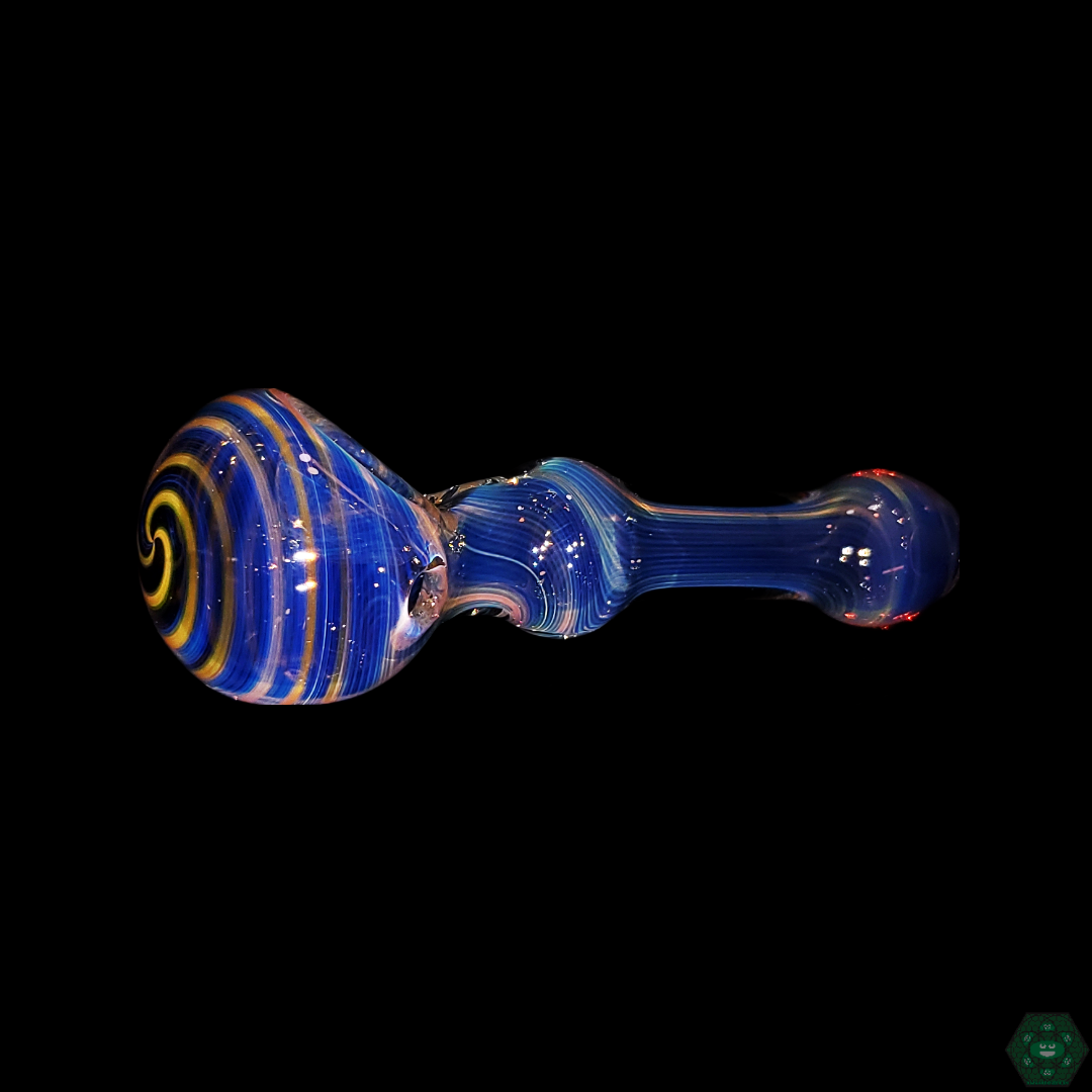 STF Glass Fumed Implosion Spoon - Creating a Vivid, Multi-Dimensional Effect with Stunning Fumed Glass.