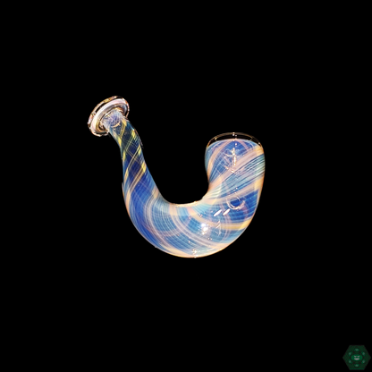 STF Glass Fumed Sherlock - Colorful Glass Pipe - Headdy Glass. Add a splash of color with the STF Glass Fumed Sherlock, featuring intricate fuming techniques. Available now at Headdy Glass.