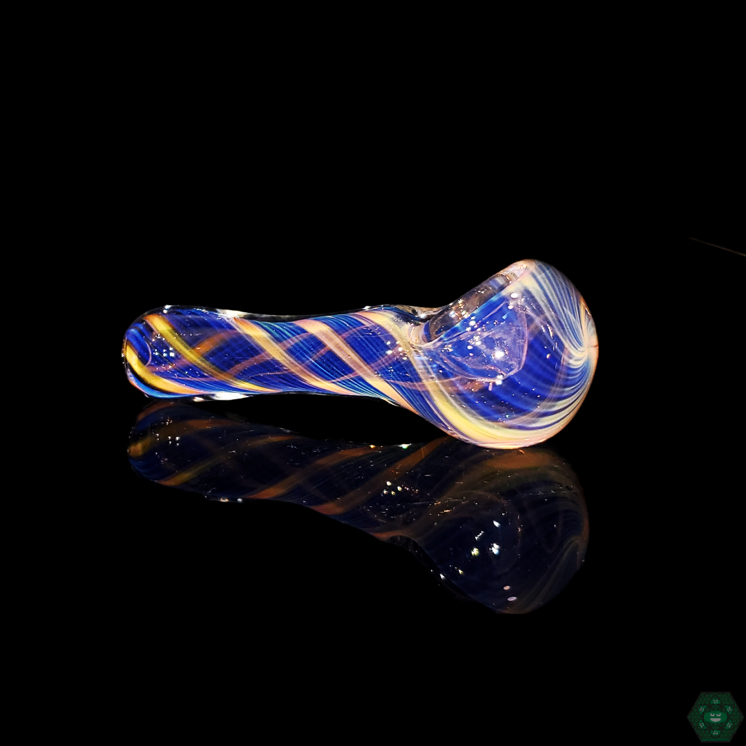 STF Glass Fumed Spoons - Elevate Your Smoking Experience with These Artistry-Infused Glass Pipes Featuring Unique Fumed Patterns.