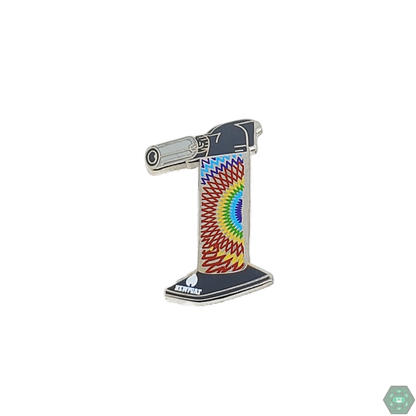 Torch Enamel Pin - Blazer Big Shot. Durable enamel pin celebrating the popular torch design. Perfect for collectors and glass art fans.