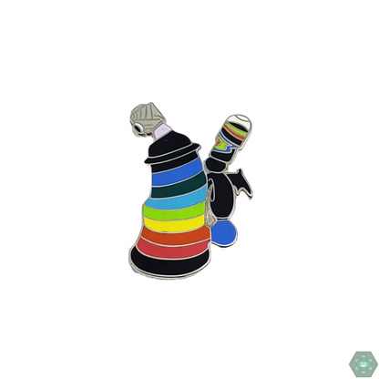 Unique Flame Design Collectible Hat Pin by Baller Torches. This collectible pin features a dynamic flame design and is perfect for glass art and torch enthusiasts. Wear it on your hat, bag, or display it in your collection.
