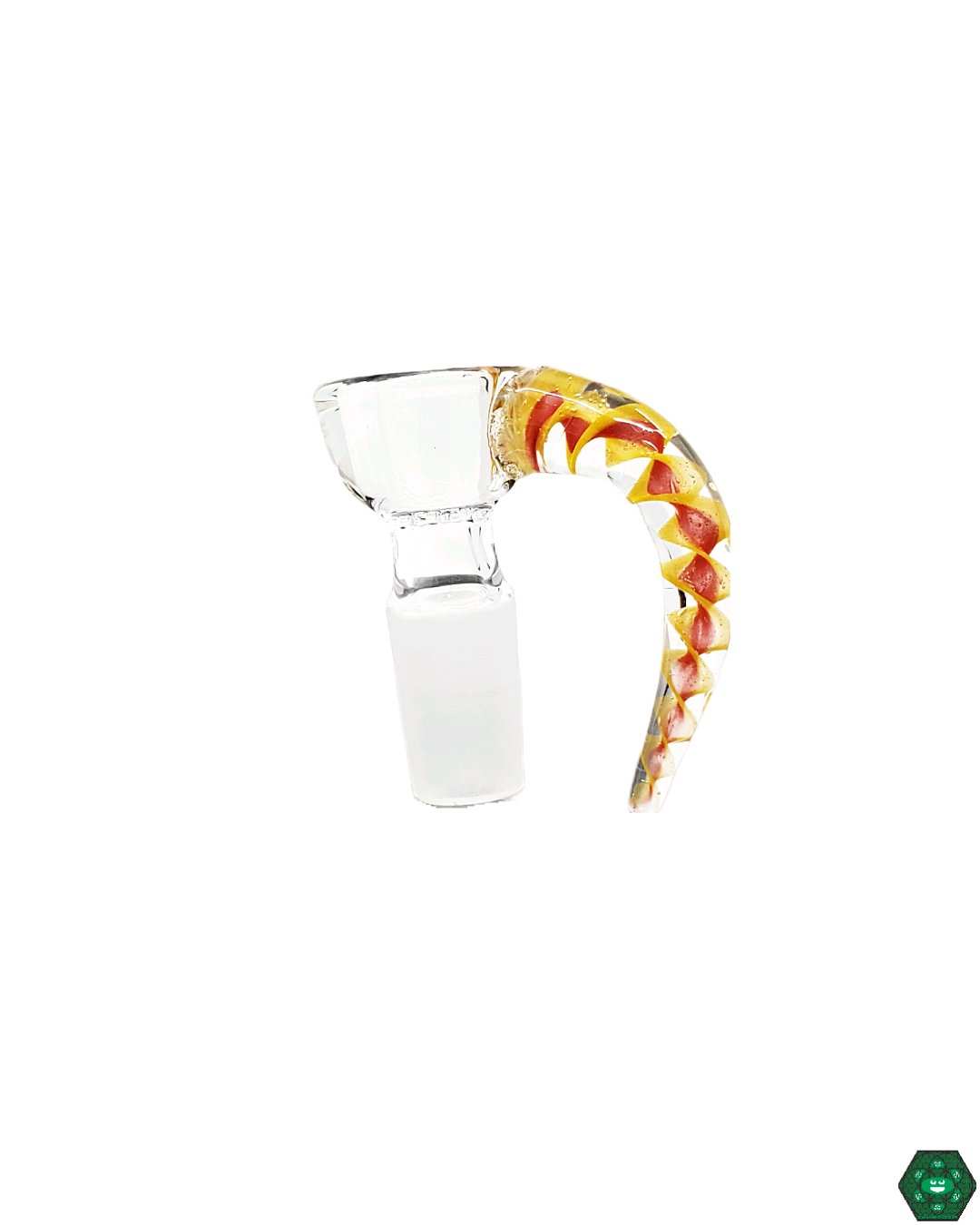 Unique Horn Handle Glass Slide for Hookah Smoking Accessories. Add this stylish and functional slide to your hookah collection.