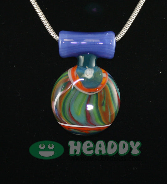 AAA Glass Coogi Pendant #2 | Colorful Glass Art Pendant with Intricate Detailing for Artistic Touch