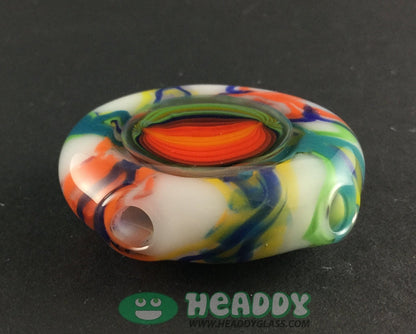 AAA Glass Hollow Coogi Pendant | Vibrant Colorful Glass Art with Unique Hollow Design for Collecting

