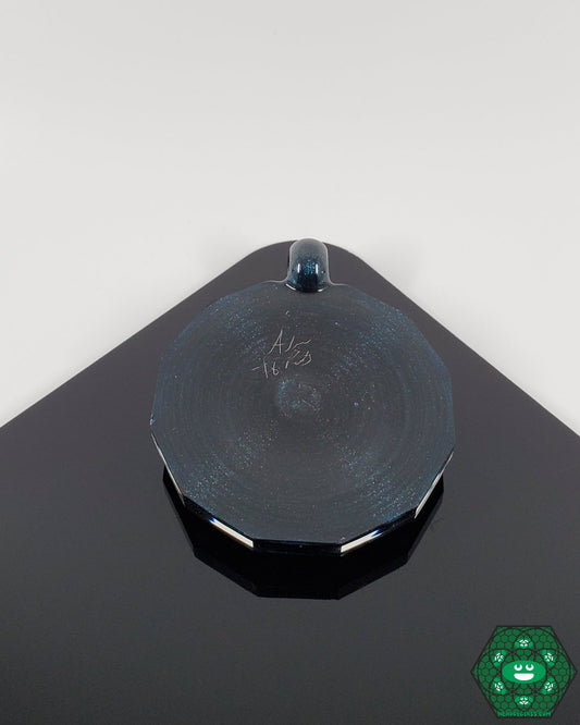 Adam Reetz Faceted Filla Pendant | Premium Glass Art with Detailed Design for Collectible Jewelry

