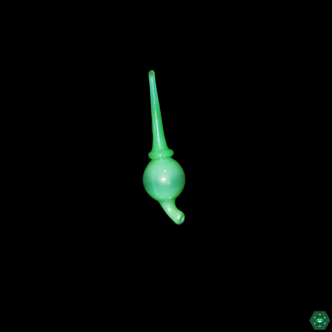 AFM Glass Long Handle Bubble Cap | Smooth Airflow and Maximized Vaporization for Satisfying Dabs

