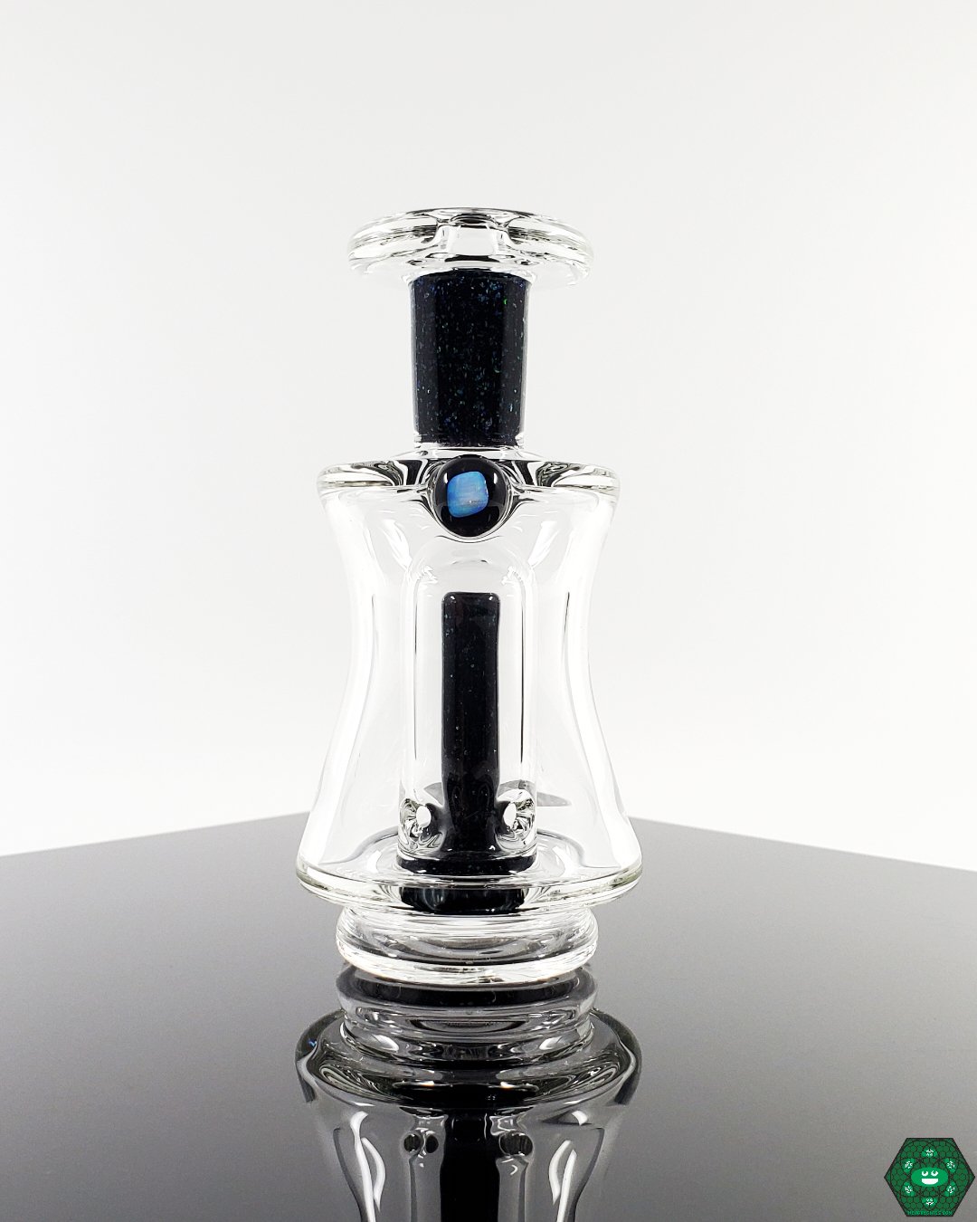 AJ Surf City Clear Worked Neck Puffco Attachment | Enhance Your Dabbing Sessions with Improved Airflow and Style

