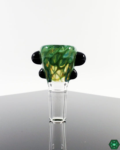 AJ Surf City Honeycomb Slides | Colorful Glass Bowl with Honeycomb Design for Smoother Hits and Enhanced Airflow

