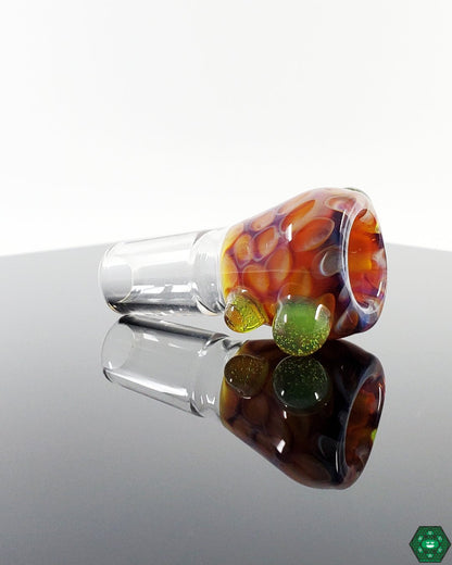 AJ Surf City Honeycomb Slides | Colorful Glass Bowl Compatible with Standard Rigs for Better Airflow and Flavor

