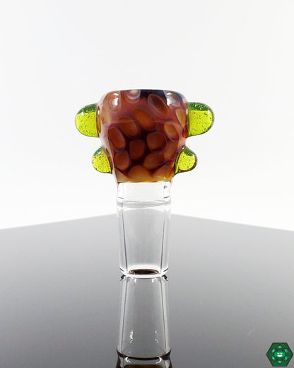 AJ Surf City Honeycomb Slides | High-Quality Colorful Glass Bowl for Smoother Smoking and Easy Rig Compatibility

