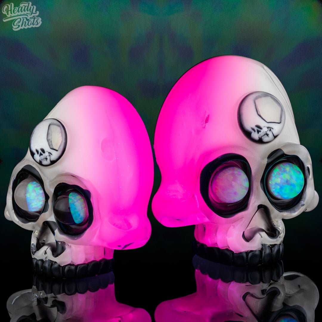 AKM Skull Pendant | Unique Glass Skull Design, Handcrafted for Stylish Everyday Wear or Special Occasions

