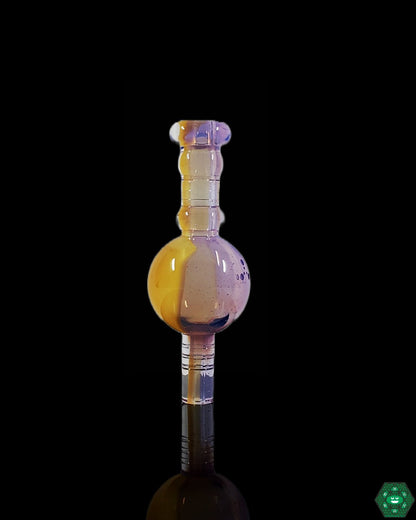 Alex Inwood 30mm Bubble Caps | Artistic Glass Carb Caps for Enhanced Vapor Retention and Smoother Hits

