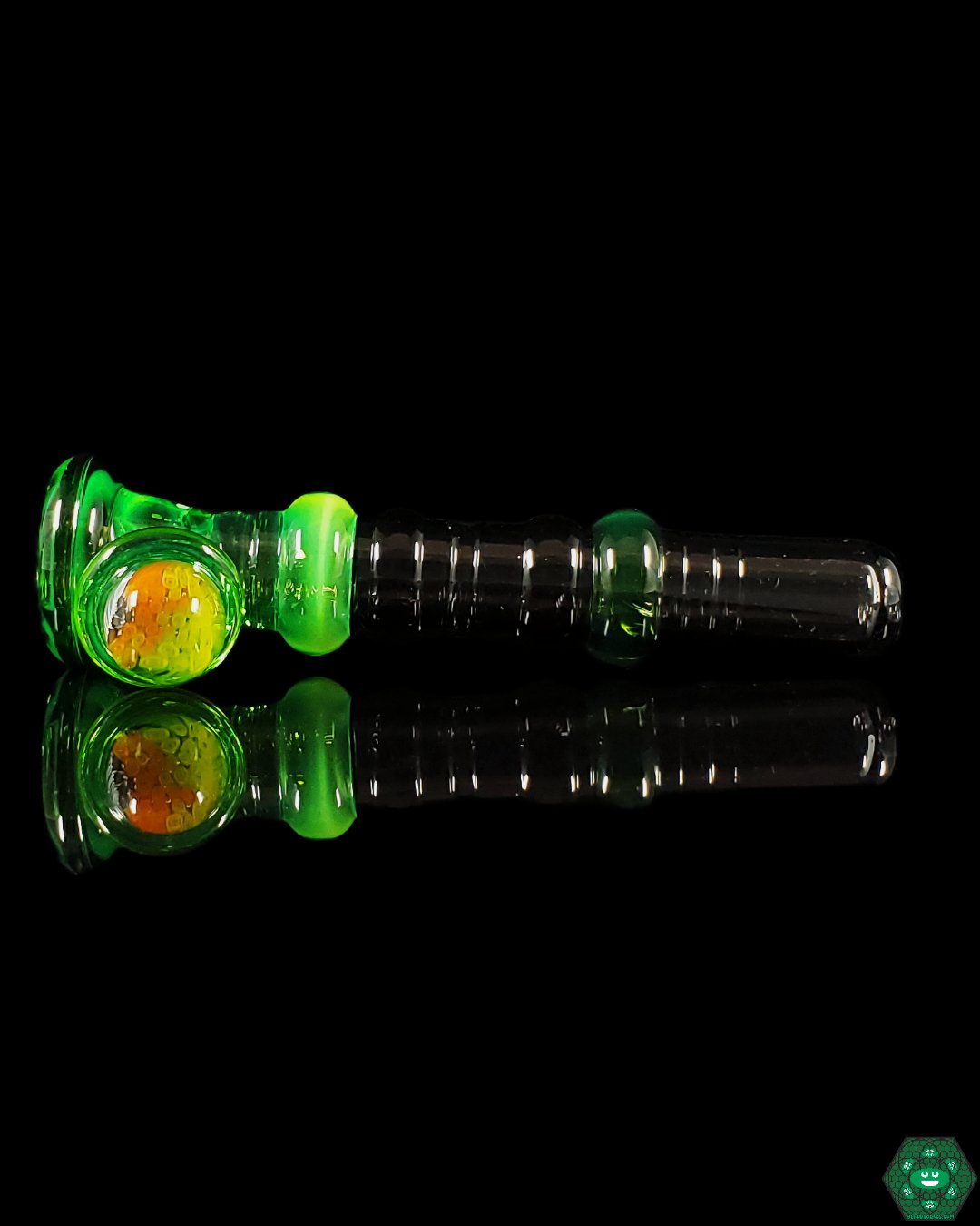 Alex Inwood Onie #12 | Durable Glass Chillum for Smooth Draw and Vibrant Design, Perfect for Dry Herbs

