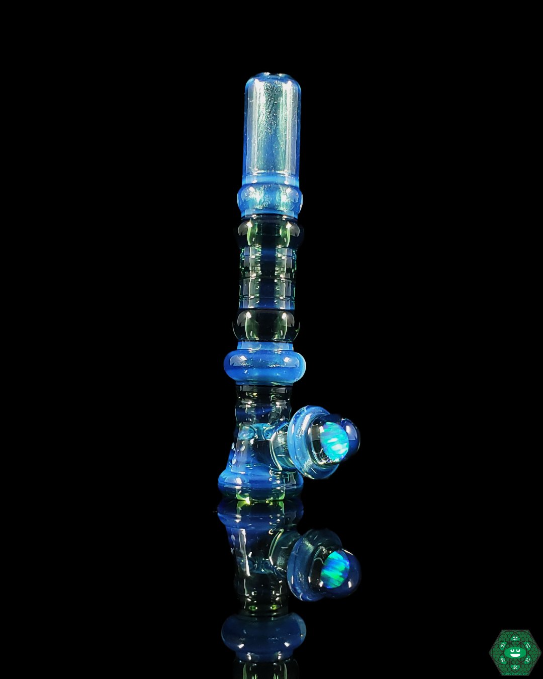 Alex Inwood Onie #7 | Stylish UV Glass Chillum with Millie Design and Built-In Screen for Smooth Hits

