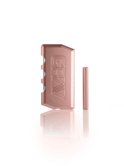 All-in-One Smoking System: The GRAV® Dugout combines cannabis storage and a one-hitter in a single, convenient package for on-the-go use.



