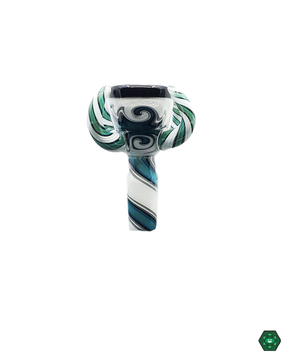 American 14mm Fully Worked Slide | Handcrafted Artistic Glass Slide with Intricate Detail for Functional and Decorative Use

