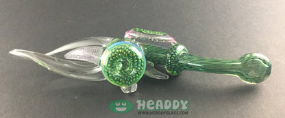 Antony Rigles x Firekist Sherlock | Signed and Dated Custom Glass Pipe, A True Collector's Item

