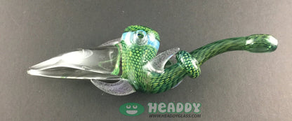 Antony Rigles x Firekist Sherlock | Custom Glass Pipe with Vibrant Colors and Intricate Craftsmanship

