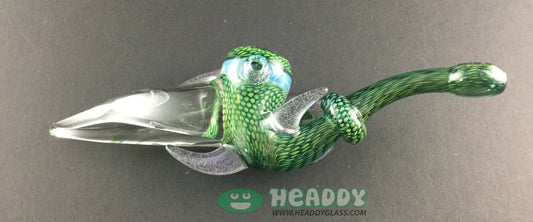 Antony Rigles x Firekist Sherlock | Custom Glass Pipe with Vibrant Colors and Intricate Craftsmanship

