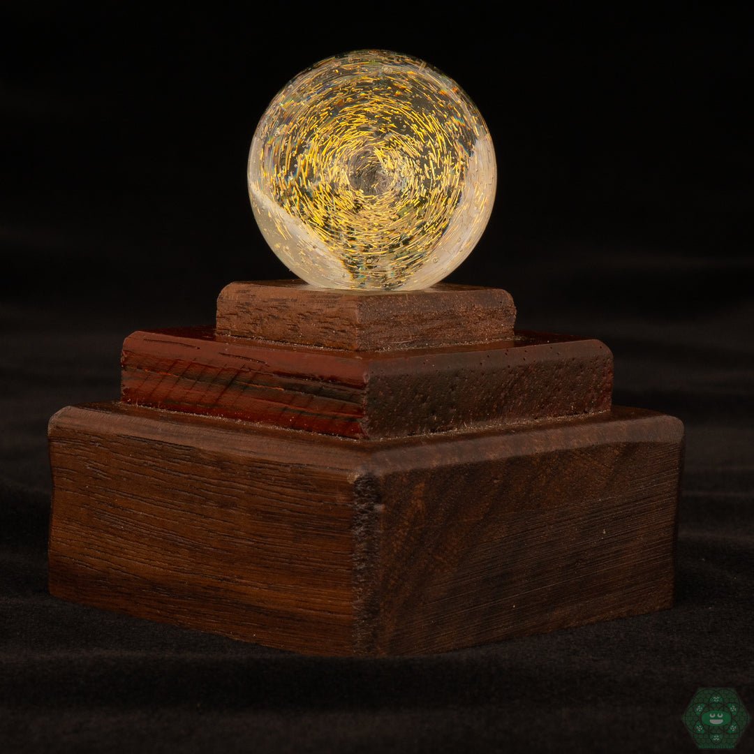 Apple Crisp Glass Spinner Cap | Colorful Dabbing Accessory for Optimal Airflow and Vapor Control

