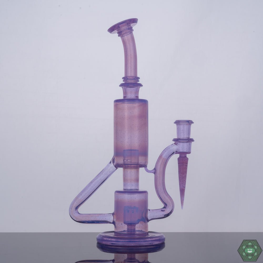 Artisanal Purple Lilac Bubble Dumper Carb Cap, combining aesthetics with function for a premium dabbing experience