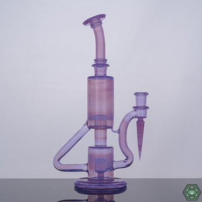 Artisanal Purple Lilac Bubble Dumper Carb Cap, combining aesthetics with function for a premium dabbing experience
